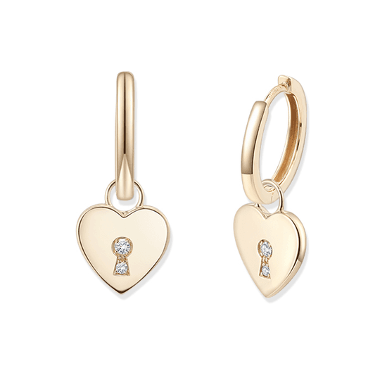 14K Diamond Earrings