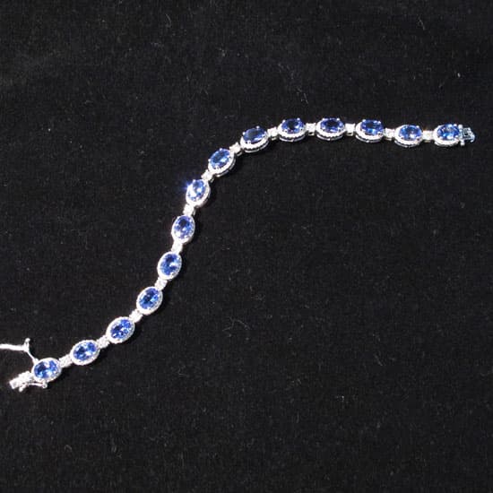 14K White Gold Bracelet