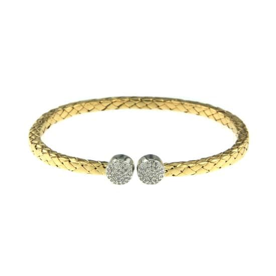 18K Diamond Bangle