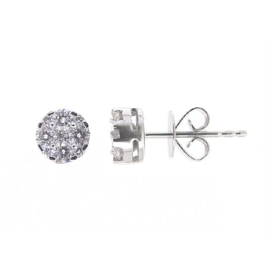18K Diamond Earring