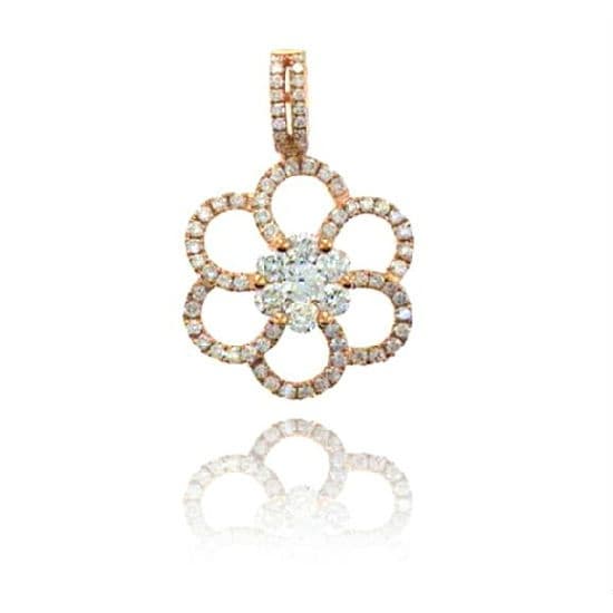 18K Diamond Pendant