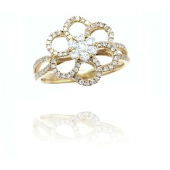 18K Diamond Ring - Set