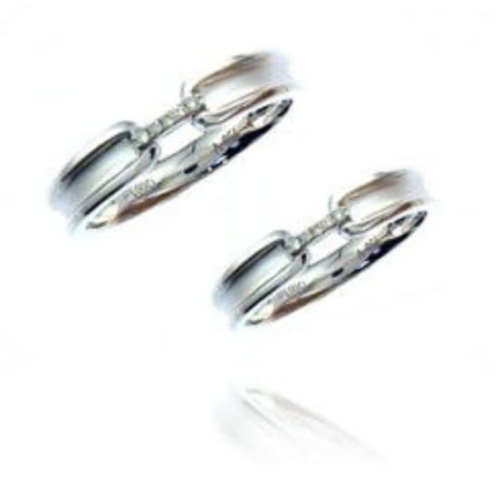 18K Diamond Wedding Band