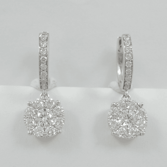18K GOLD DIAMOND EARRING