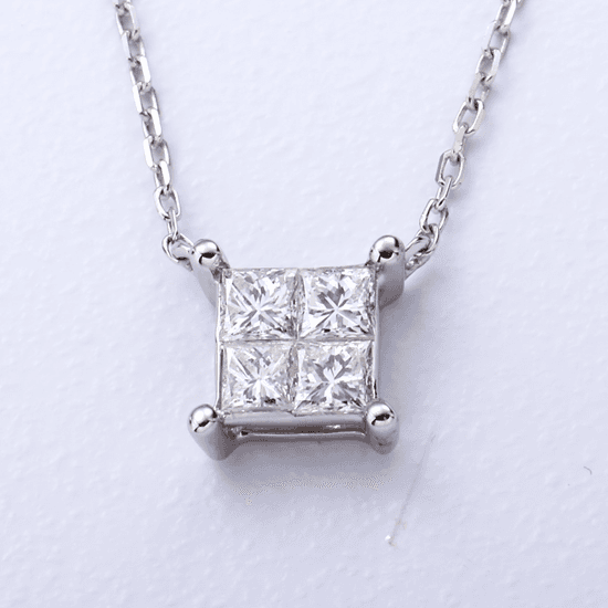 18K GOLD DIAMOND NECKLACE