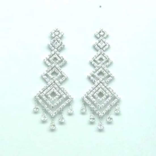 18K Gold Dia. Earrings