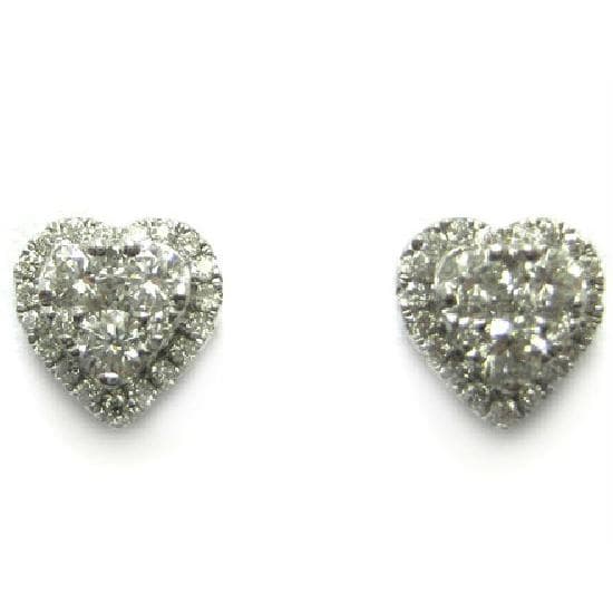 18K Gold Diamond Earrings