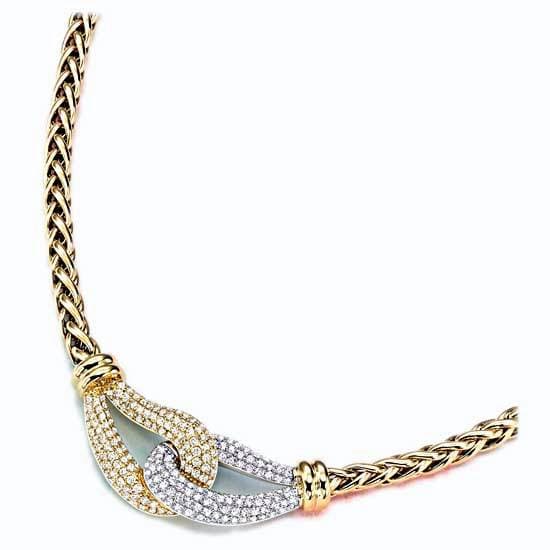 18K Gold Diamond Necklace