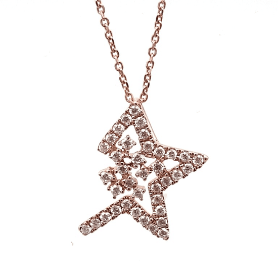 18K Gold Diamond Necklace