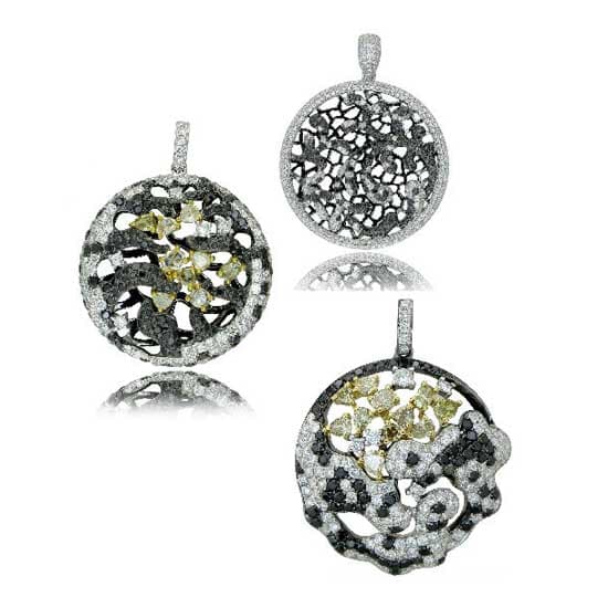18K Gold Diamond Pendant