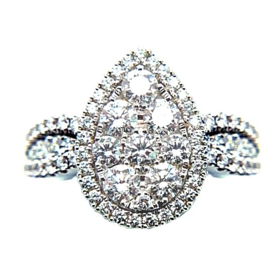 18K Gold Diamond Ring