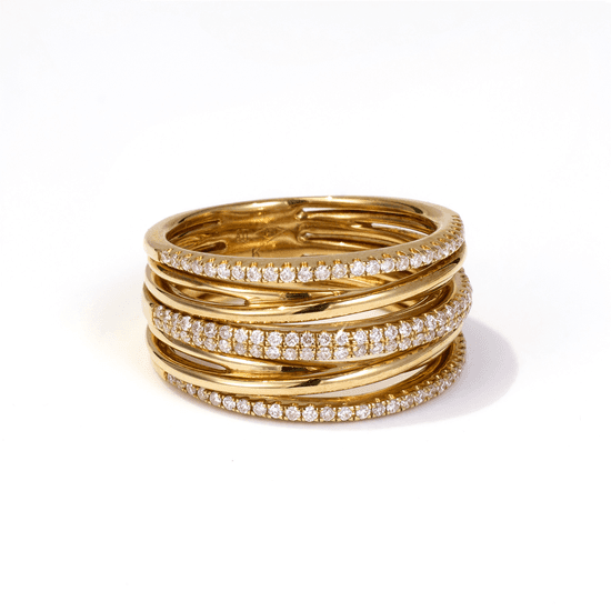 18K Gold Diamond Ring