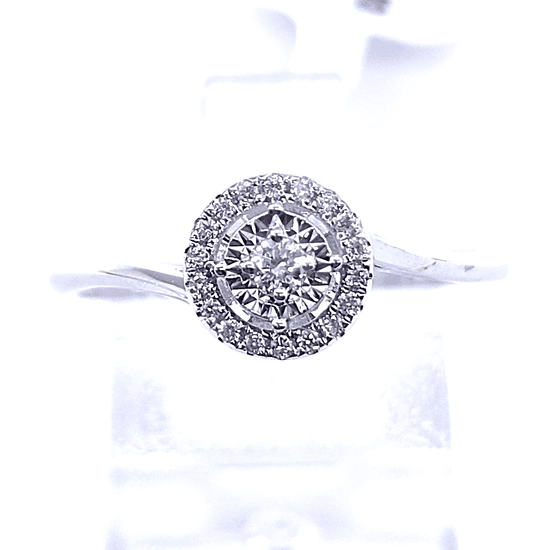 18K Gold Diamond Ring 