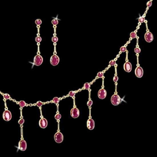 18K Gold Jewellery Set
