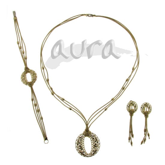 18K Gold Jewelry Set