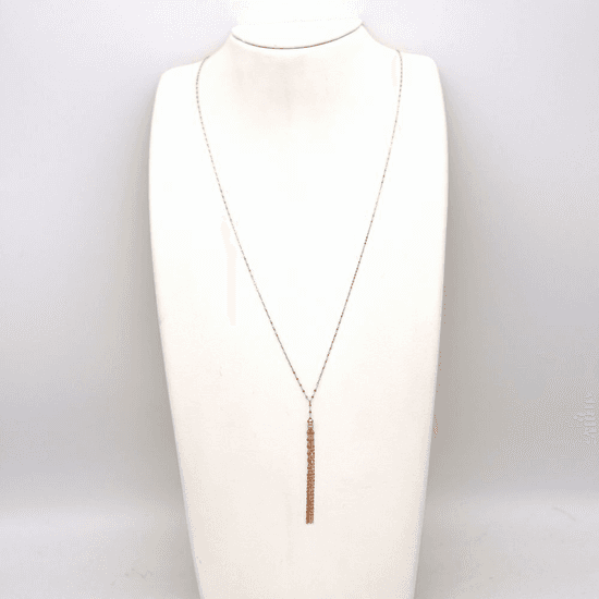 18K ROSE Fringe R 24"