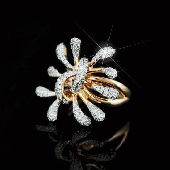 18K Rose Gold Diamond 