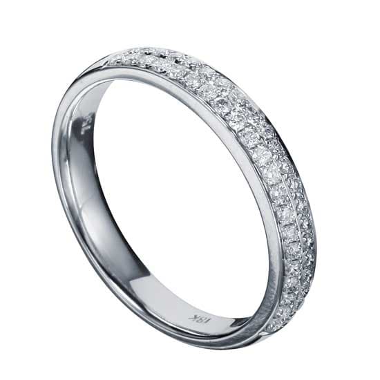 18K White Gold Ring
