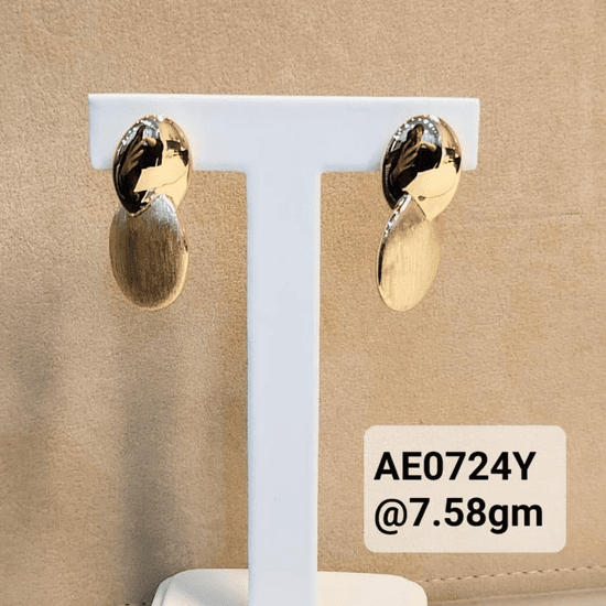 18K Yellow Gold Earrings