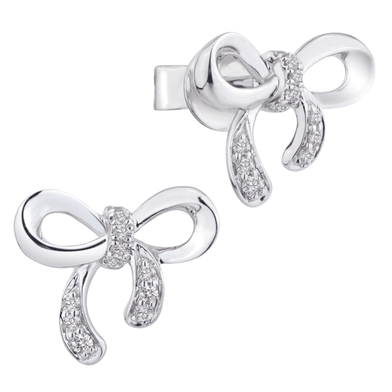 18K diamond earrings 8453