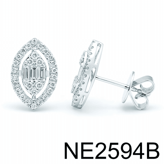 18KW Diamond Earring
