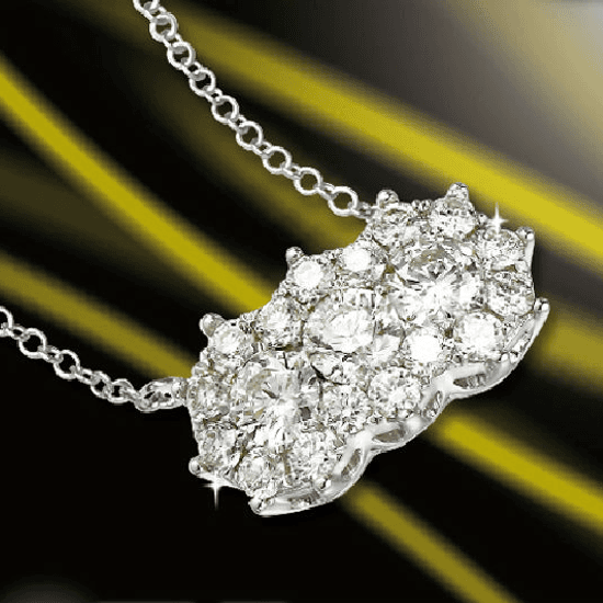 18KW Diamond Necklace