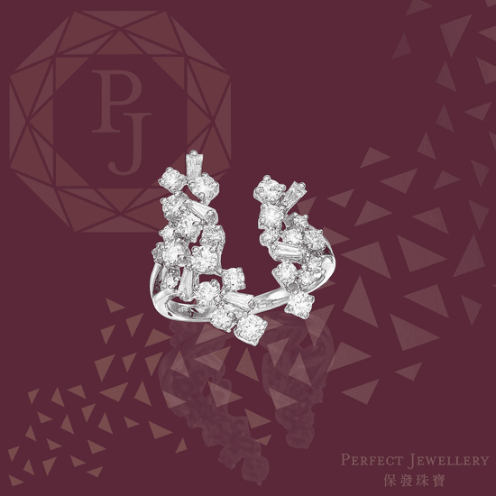 18KW RING WITH DIAMOND