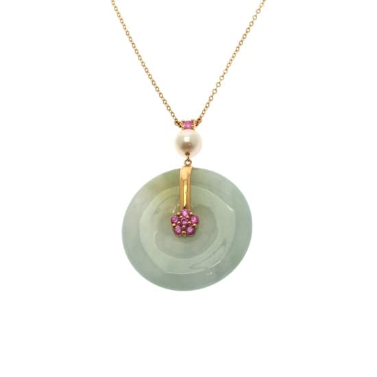 18KY Jade Necklace 