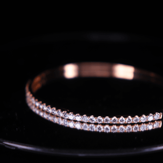 18k diamond bangle 1.00ct