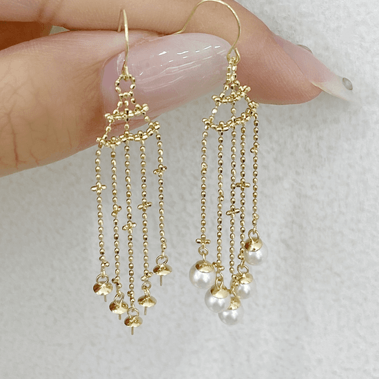 18k gold earrings