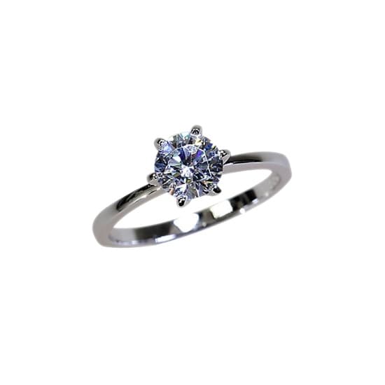 925 Silver CZ Ring