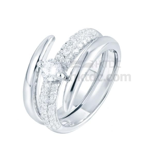 925 Silver Ring with CZ