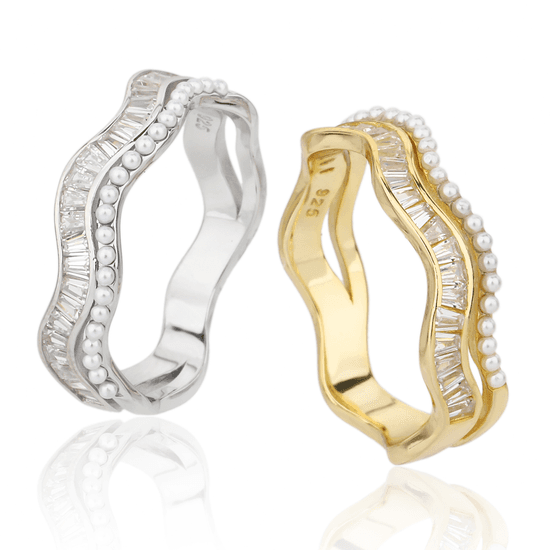 925 Silver Wave Ring