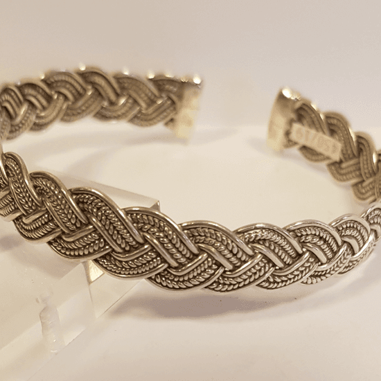 925 silver knot bangle