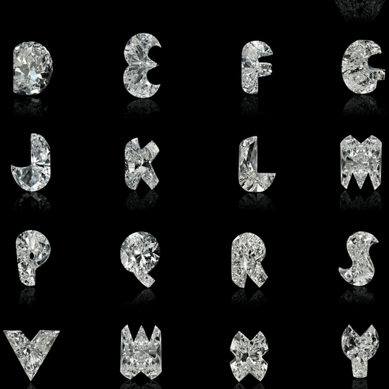 Alphabet & Numbers Diamonds