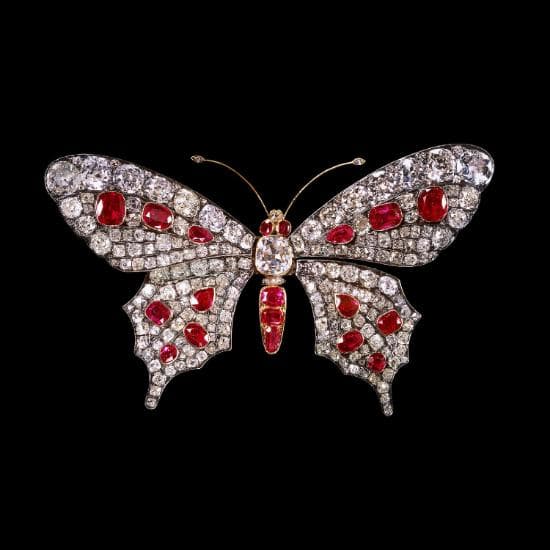 Anitqiue Butterfly Brooch