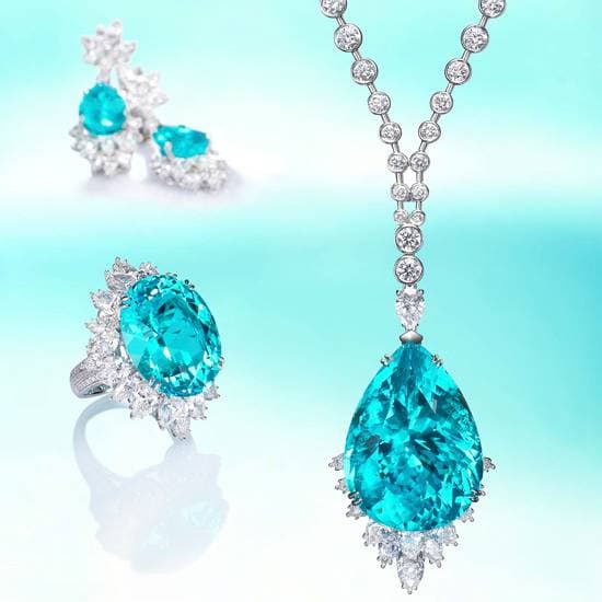 Aquamarine Jewellery Set
