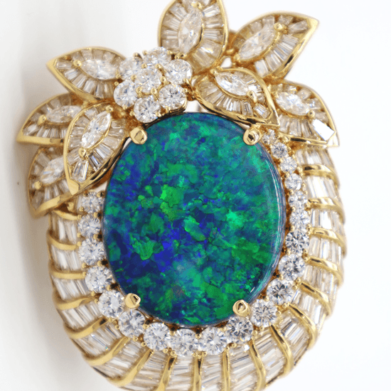 Black Opal Brouch