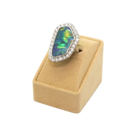 Black Opal Ring