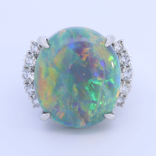 Black Opal Ring