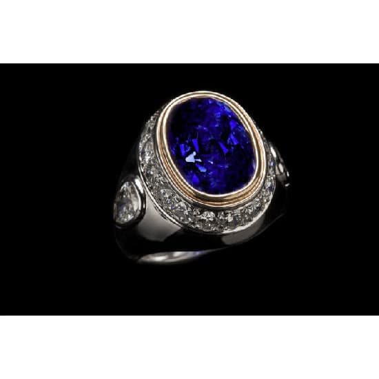 Blue Sapphire Men Ring