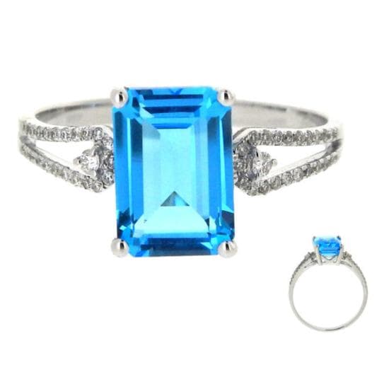 Blue Topaz Ring