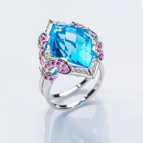Color Gemstone Ring