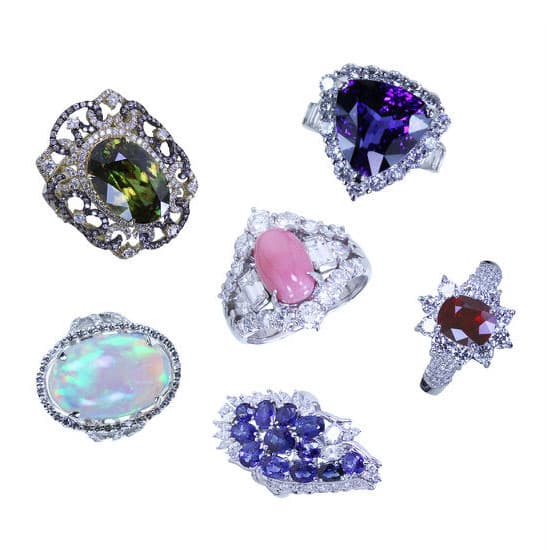 Colored Gemstone Ring