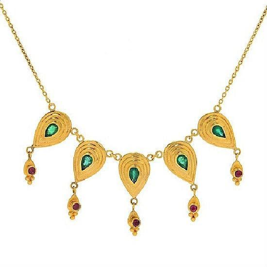 Colourful Drop Necklace