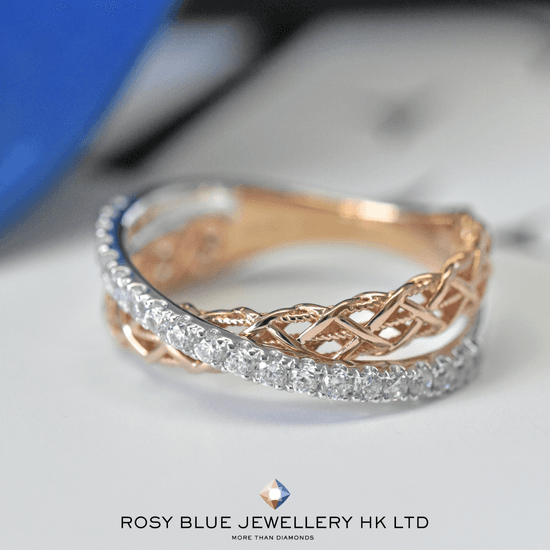 Criss Cross Diamond Ring