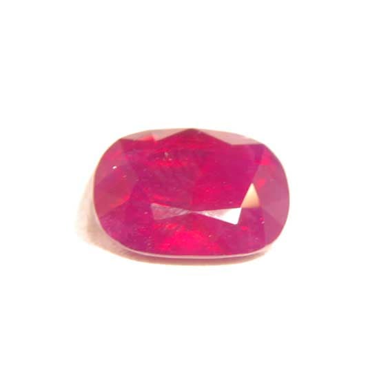 Cushion-Cut Ruby Stone