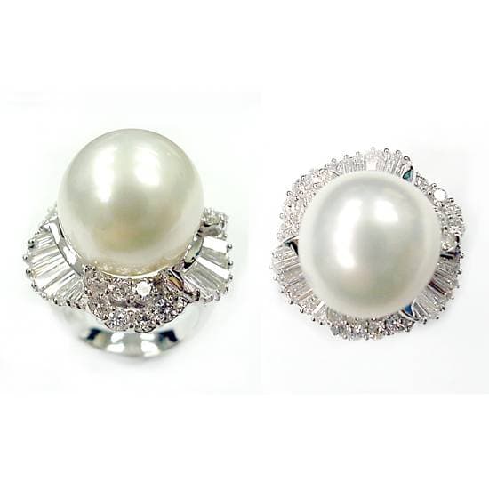 Diamond And Pearl Ring
