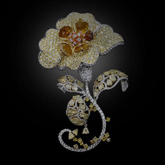 Diamond Brooch