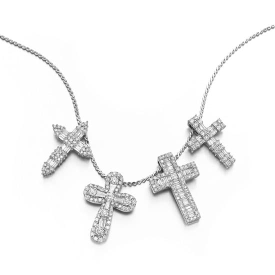 Diamond Cross Pendant